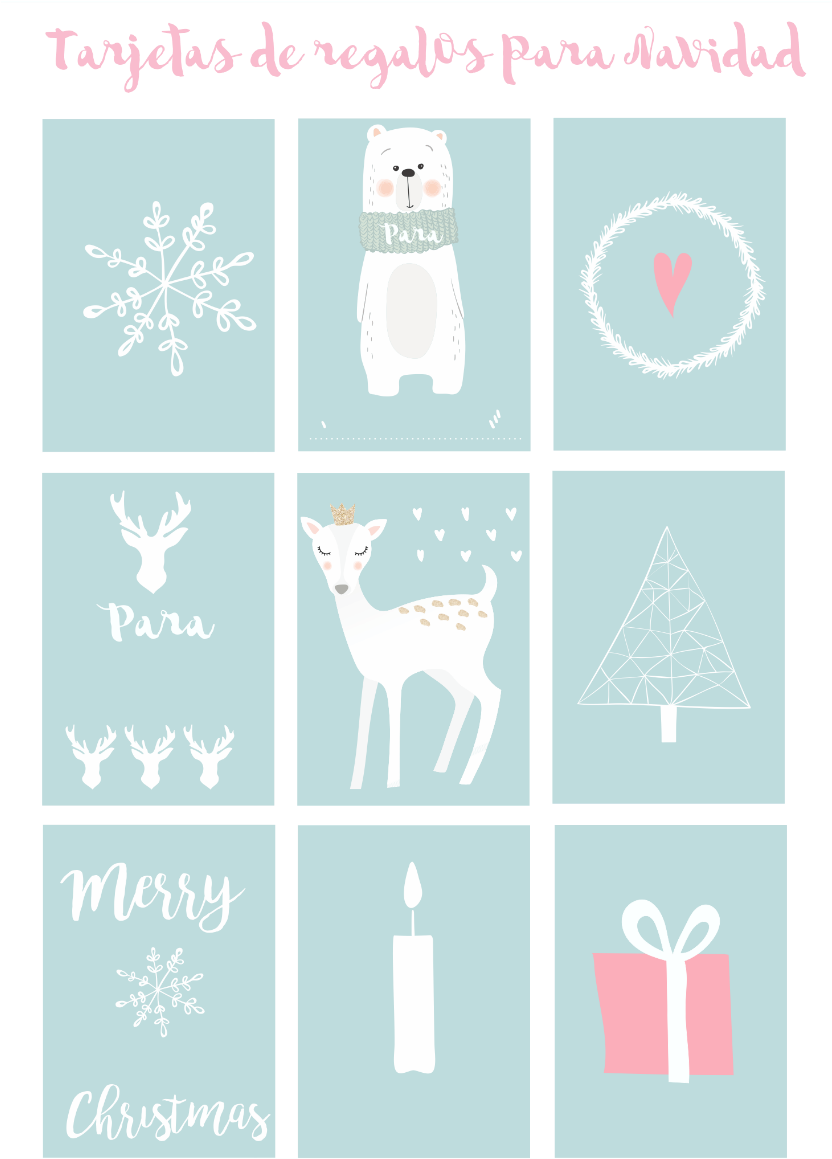 Modelos De Tarjetas Para Regalos De Navidad - Poster Clipart (831x1200), Png Download