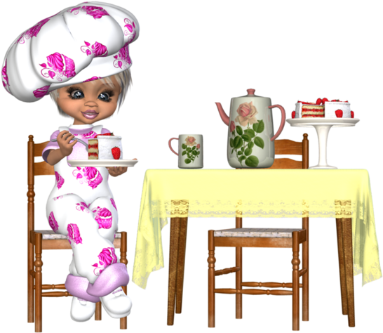 Cookies,tubes,png - Table Clipart (600x600), Png Download