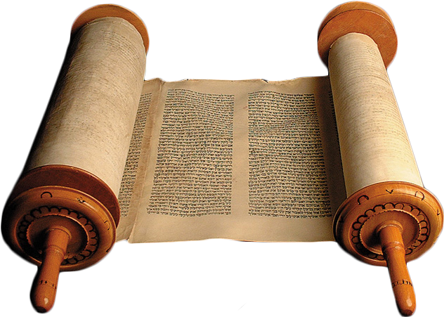 Torah Png Image With Transparent Background - Bible Scroll Clipart (720x526), Png Download
