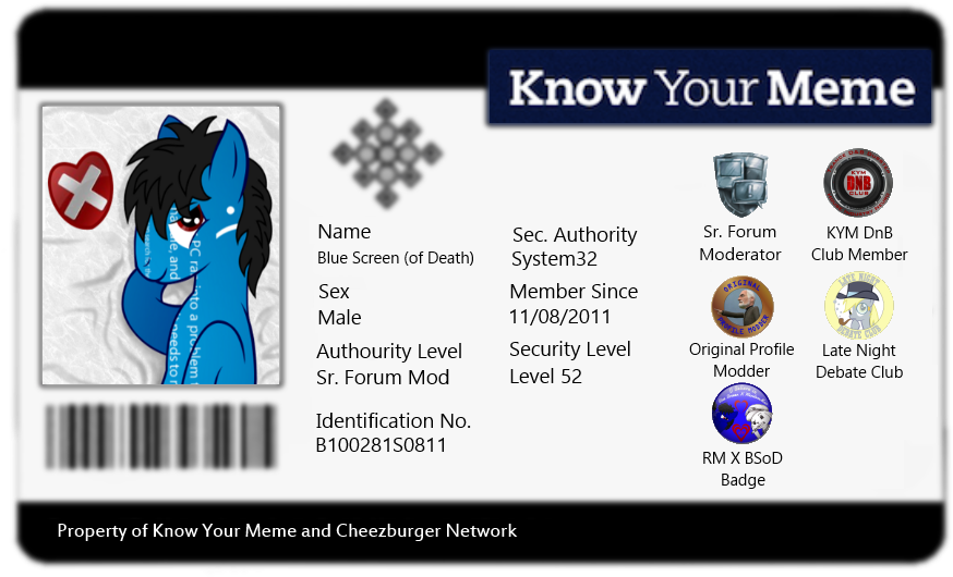 Kym Identification Card - Blank Security Id Card Clipart (898x564), Png Download