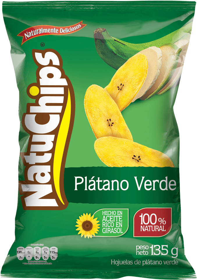 Platano Verde Natuchips - Natuchips Clipart (1600x1600), Png Download