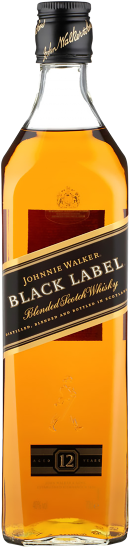 Enjoy The Spicy And Refreshing Taste Of Johnnie Walker - Johnnie Walker Black Label Bottle Clipart (768x1164), Png Download