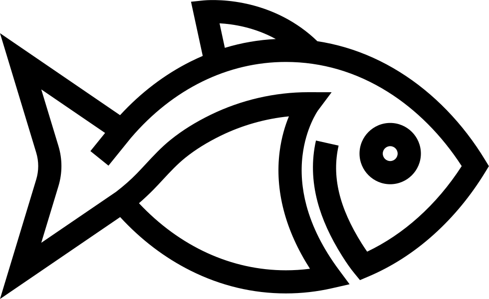 Art Svg Fish Outline - Fish Farming Logo Clipart (980x600), Png Download