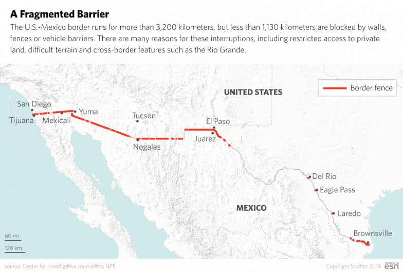 A Map Showing The Barriers Currently In Place Along - Atlas Clipart (784x529), Png Download