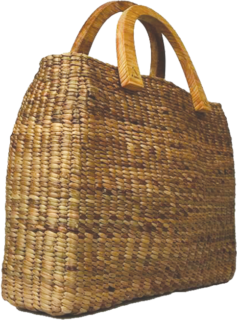 Giskaa Handmade And Eco-friendly Water Hyacinth Handbag - Handbag Clipart (700x700), Png Download