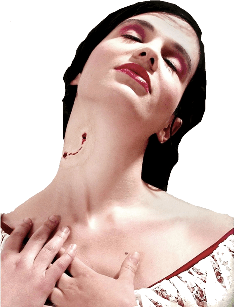 Vampire Bite - Morsure Vampire Clipart (800x1268), Png Download