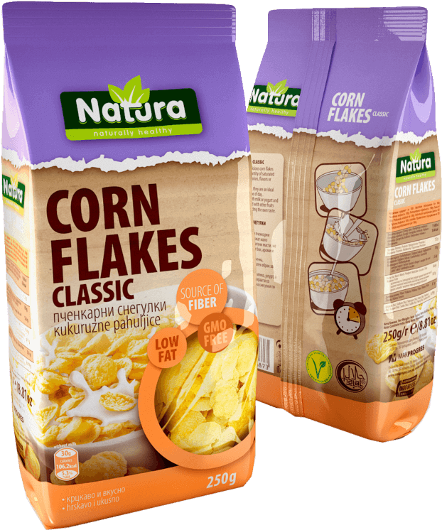 Corn Flakes Classic - Convenience Food Clipart (960x886), Png Download