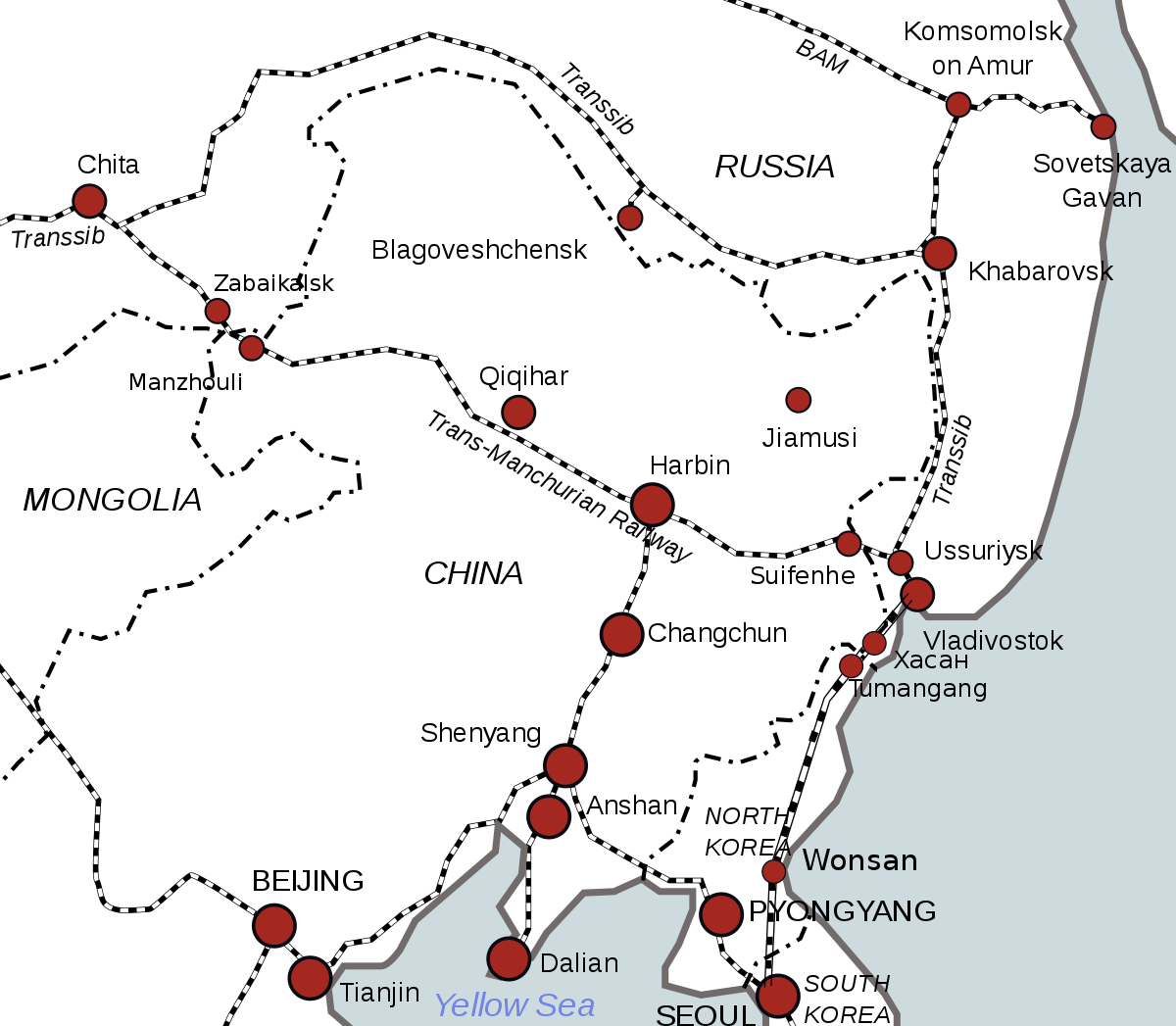South Manchuria Railway Map Clipart (1200x1047), Png Download