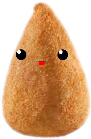 #coxinha #comida #food #kawaii - Stuffed Toy Clipart (657x657), Png Download