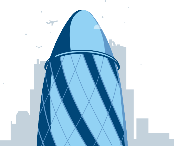 City Of London - Commercial Building Clipart (723x606), Png Download