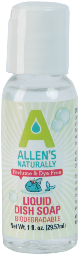Allen's Naturally Dish Soap Is A Strong Grease Cutter - Plastic Bottle Clipart (1000x1000), Png Download