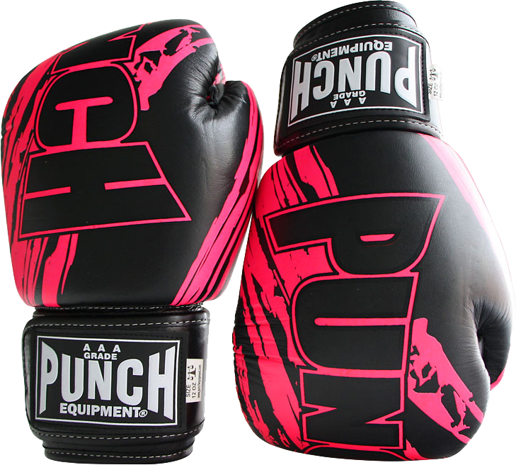 Pink Thai Boxing Gloves Clipart (729x656), Png Download