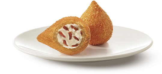 Coxinha De Catupiry Com Bacon - Coxinha Catupiry Com Bacon Ragazzo Clipart (684x462), Png Download