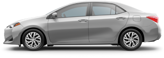 Classic Silver Metallic - Toyota Corolla Clipart (864x477), Png Download