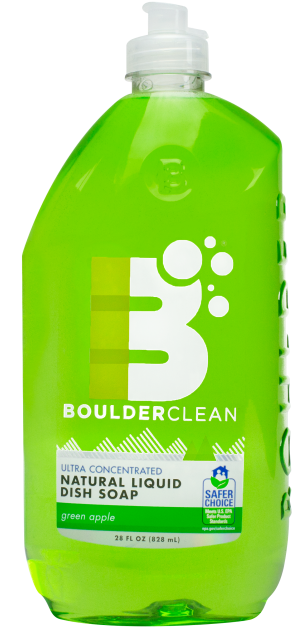 Liquid Dish Soap Green Apple Boulder Clean Toilet Bowl - Boulder Clean Clipart (800x800), Png Download