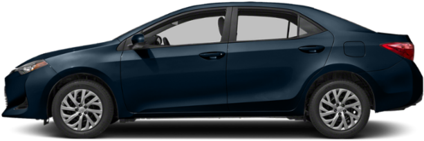New 2019 Toyota Corolla Xle - 2017 Kia Forte S Black Clipart (640x480), Png Download