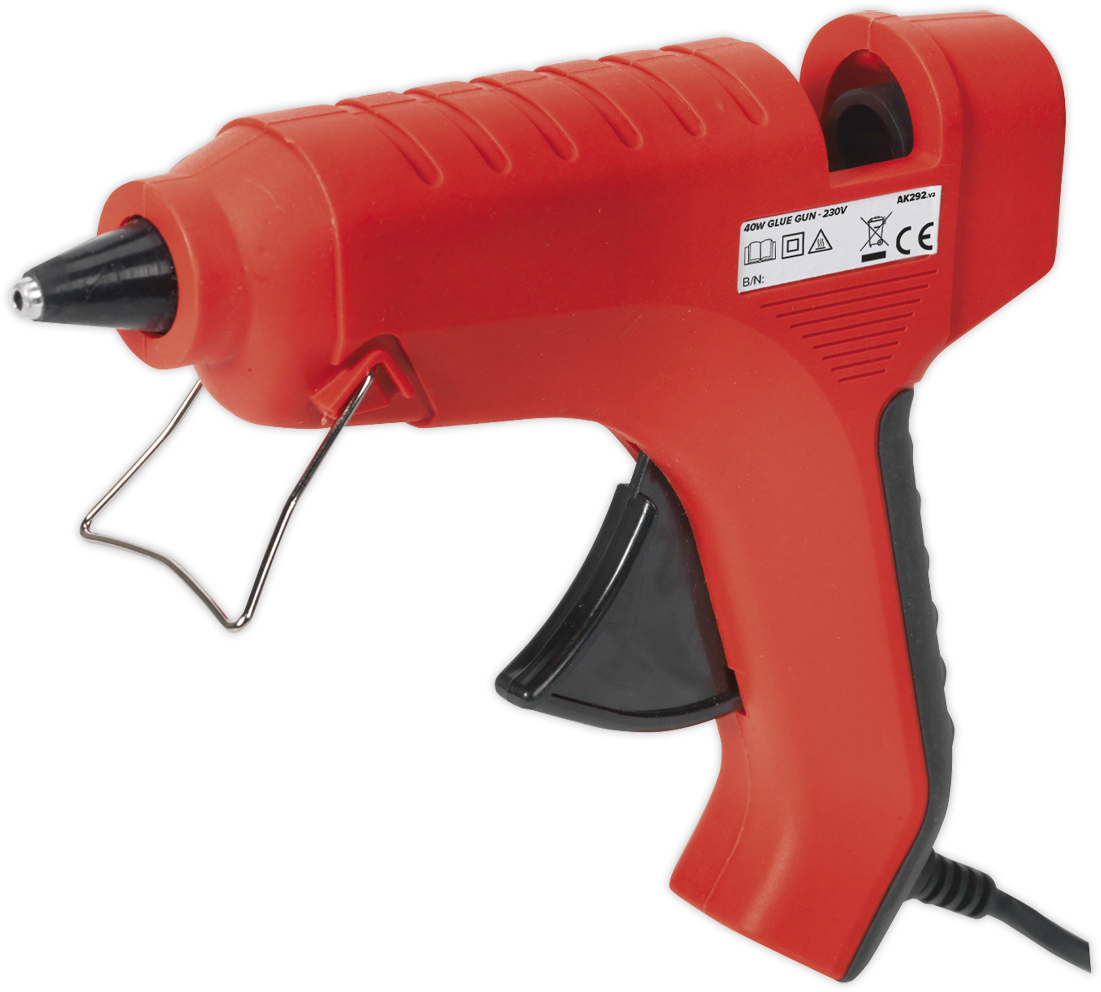 Ak292 Sealey Tools Glue Gun 230v [glue Gun] Glue Gun Clipart (1200x1200), Png Download