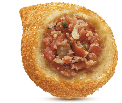 Coxinha Calabresa - Fast Food Clipart (684x462), Png Download