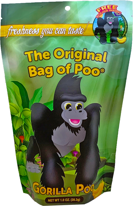 Gorilla Poo - Primate Clipart (452x700), Png Download