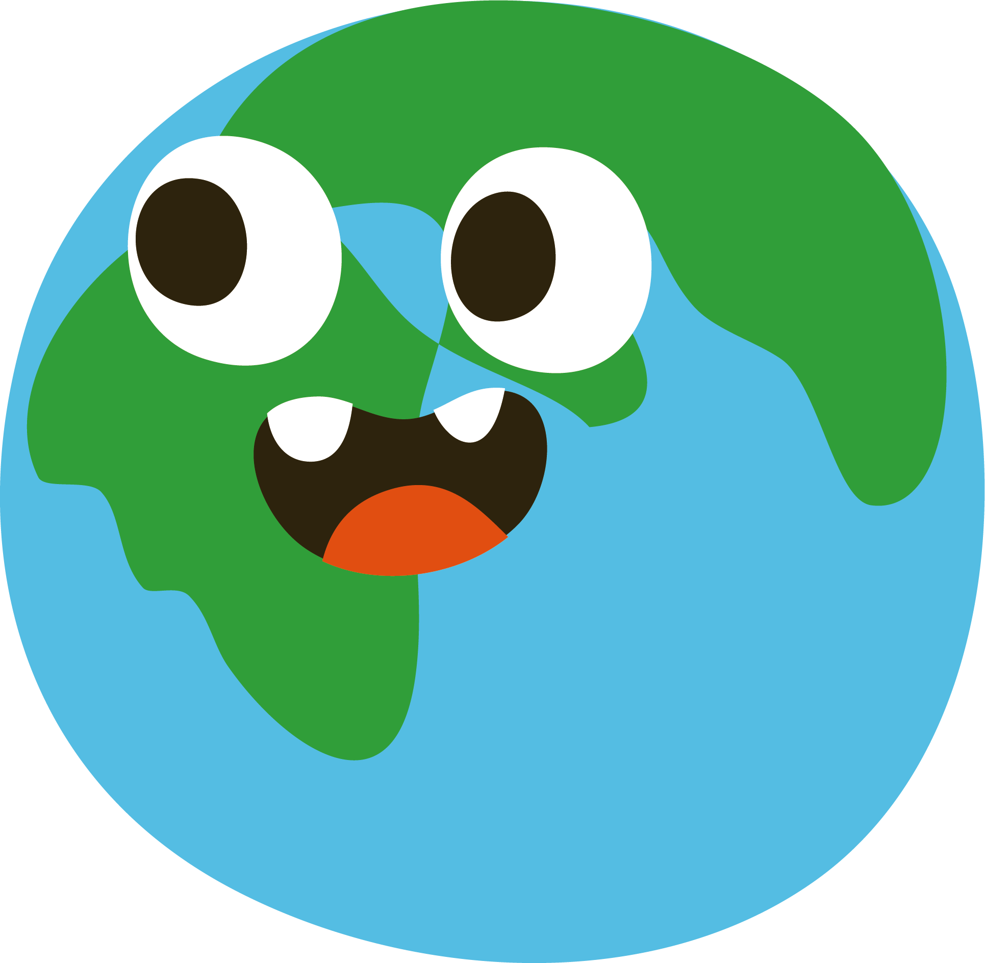 Planets Clipart Green Planet - Solar System Cartoon Png Transparent Png (1931x1888), Png Download