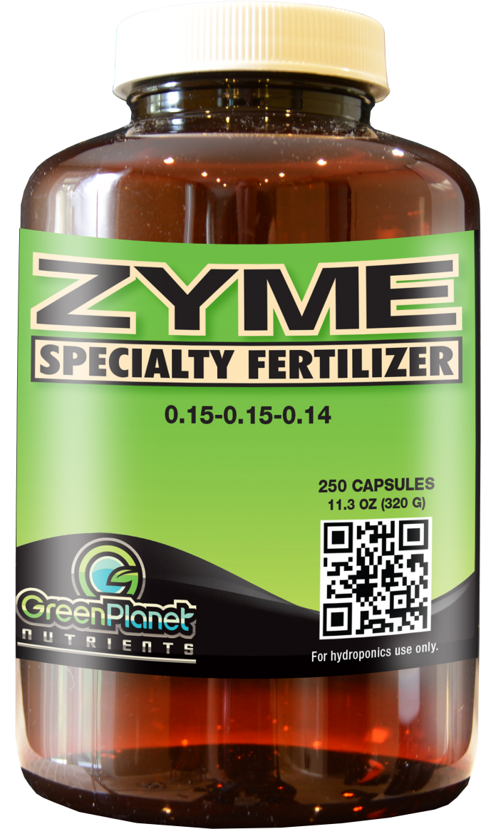 Zyme 250 Capsules - Green Planet Nutrients Clipart (694x1200), Png Download