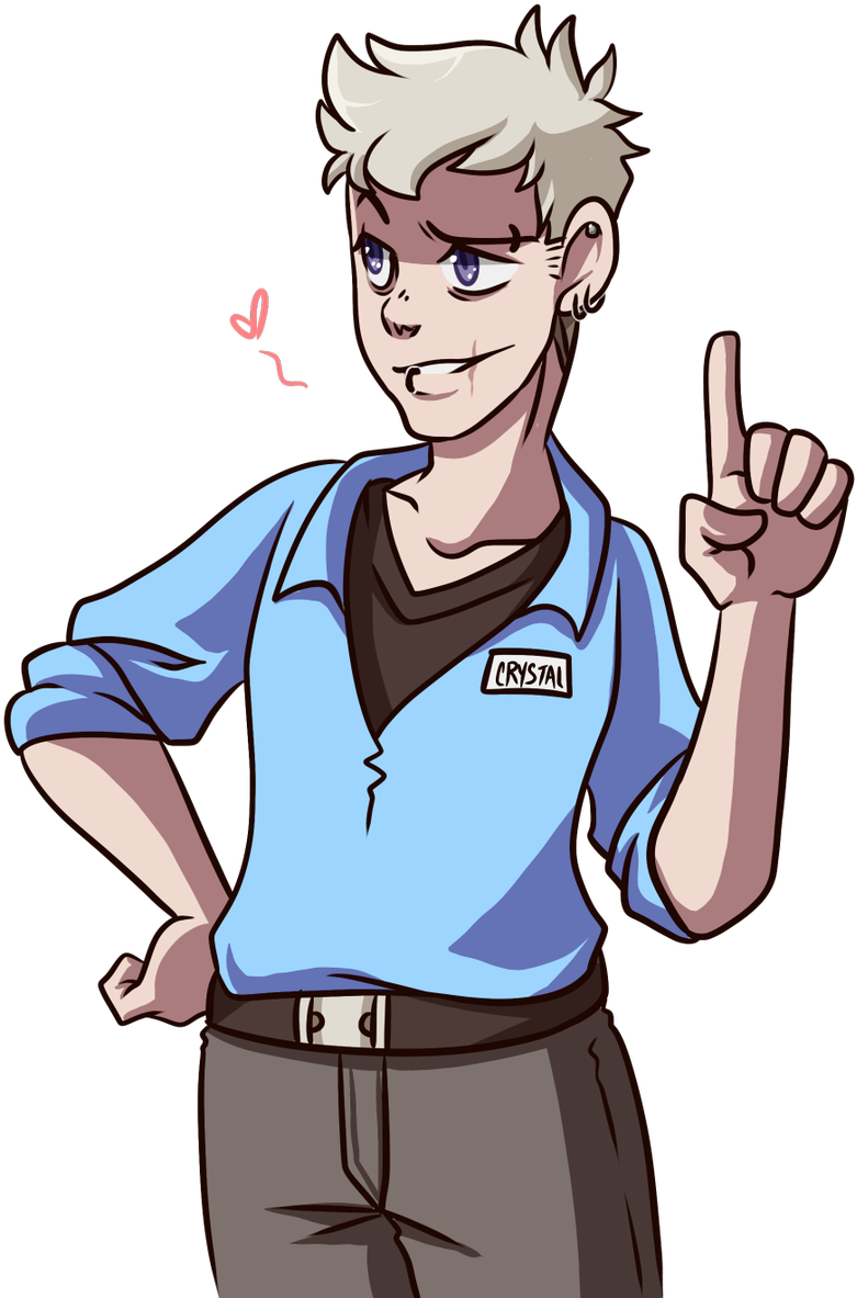 Zombbean The Zombie Queen - Fnaf Chris Clipart (892x1200), Png Download