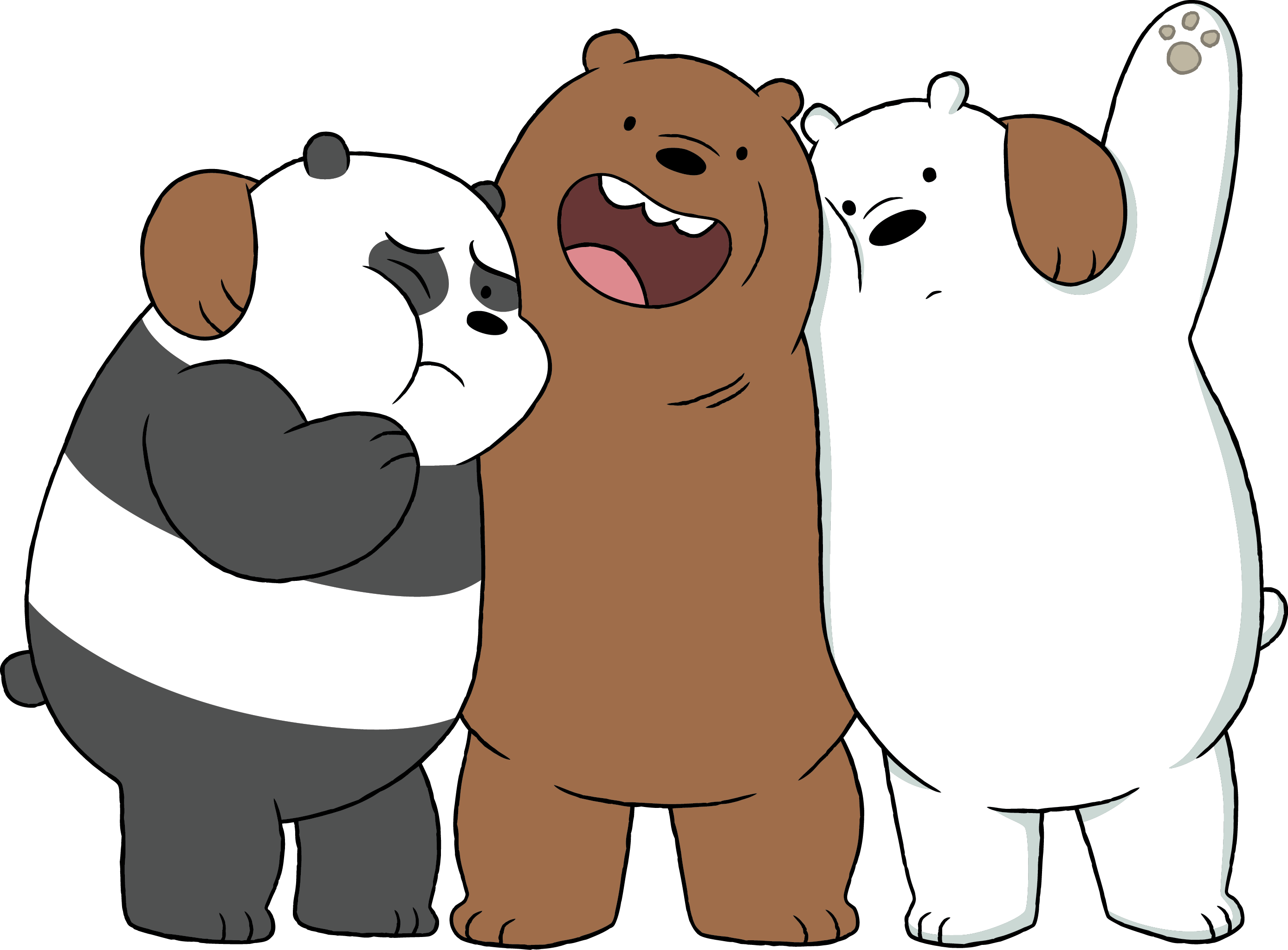 We Bare Bears - We Bare Bears Png Clipart (2775x2046), Png Download