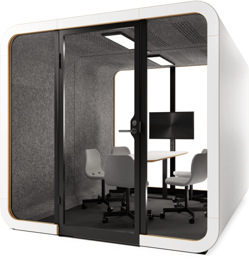 White 2x Phone Booth - Framery 2q Clipart (1000x1000), Png Download