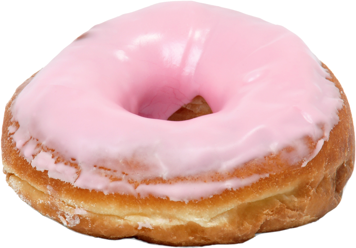Image Donut Pink Real Food Delicious Yummy Report - Kakyoin Fucking Dies Clipart (1208x842), Png Download