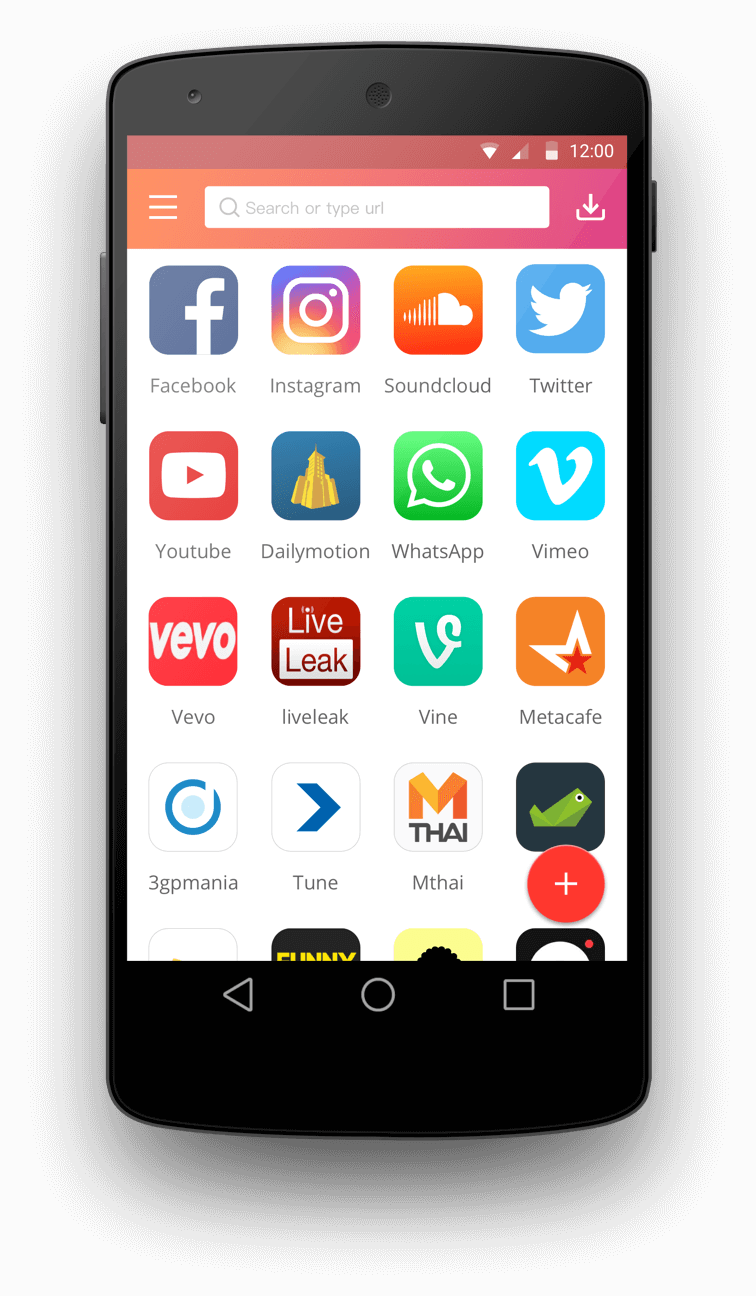 Convertidor Gratuito De Video Y Música Para Android - Download Video Instube App Clipart (756x1296), Png Download