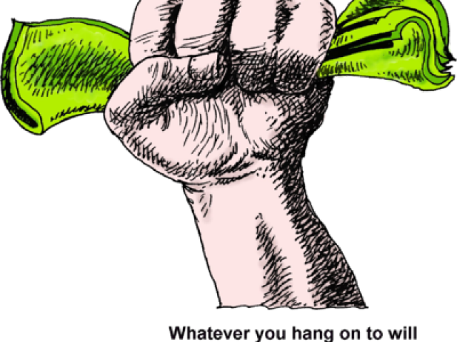 Fist Clipart Money - Grip Clipart - Png Download (640x480), Png Download
