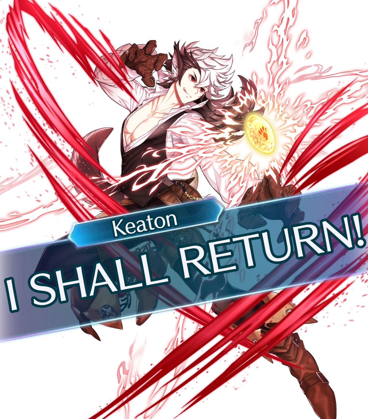Could I Request Keaton In His Special Art With The - Fire Emblem Heroes Keaton Clipart (1280x1459), Png Download