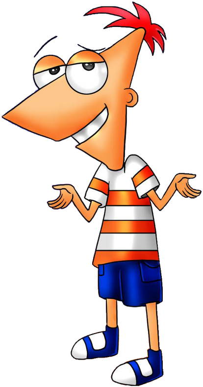 Cartoon And Anime Png - Phineas And Ferb Clipart (427x800), Png Download