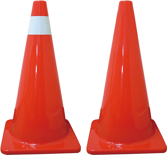 Traffic Cones / Triangles / Barrier Fence - Bauhaus Tragt Clipart (702x644), Png Download
