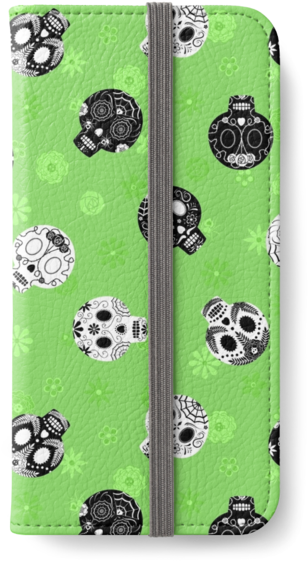 'flowered Sugar Skull - Pug Clipart (500x761), Png Download