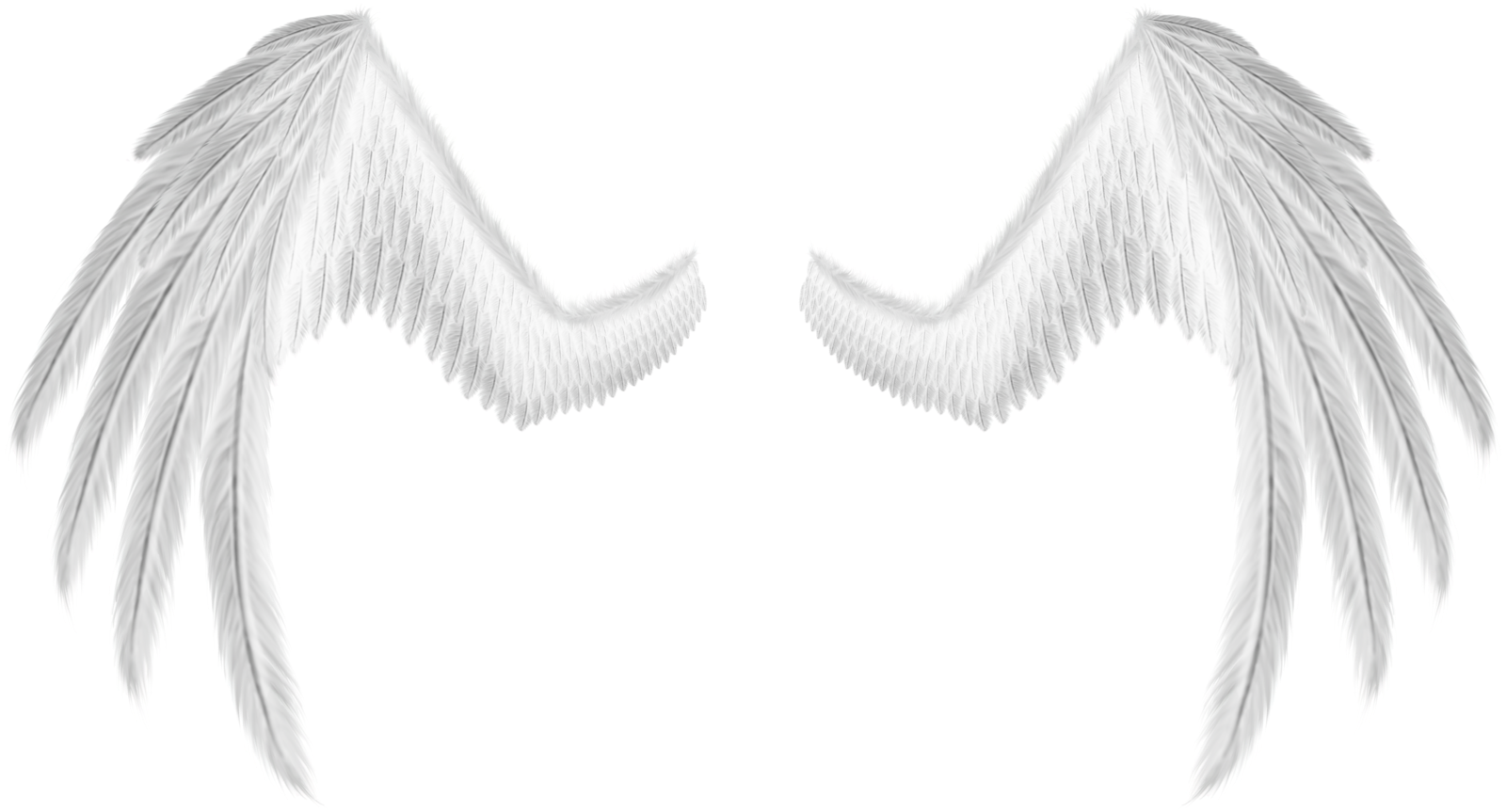 Asas De Anjo Branca Png - Emblem Clipart (1600x863), Png Download