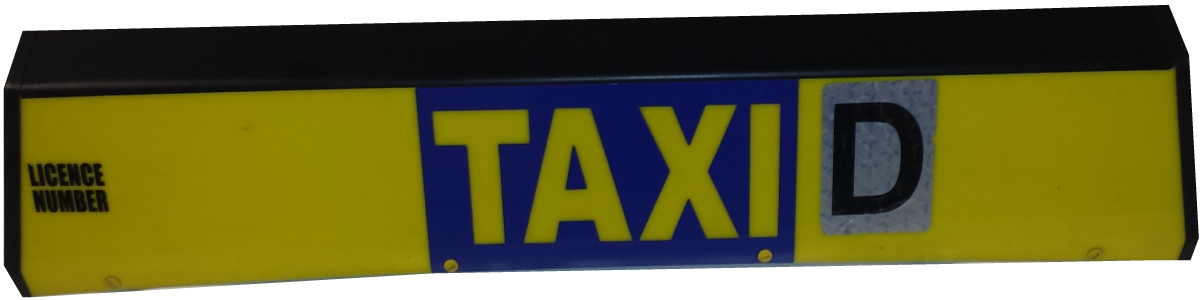 Skan Atm Taxi Roofsigns - Signage Clipart (1200x300), Png Download