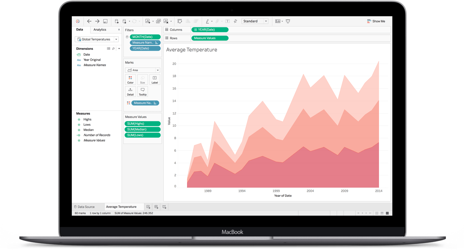 Compare Tableau Con Otras Soluciones - Tableau Macbook Clipart (2000x1333), Png Download