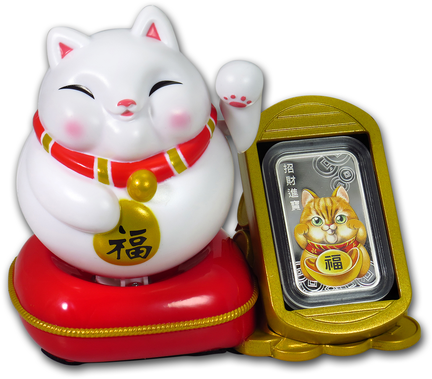 Buy 2019 Australia 1 Oz Silver $1 Lucky Cat Proof Online - Figurine Clipart (1500x1500), Png Download
