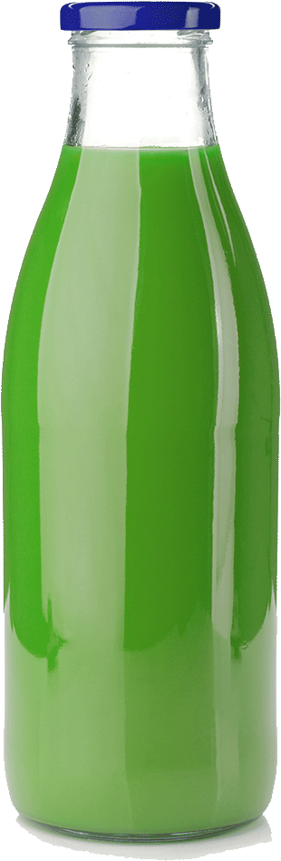 Green Detox - Glass Bottle Clipart (847x1000), Png Download