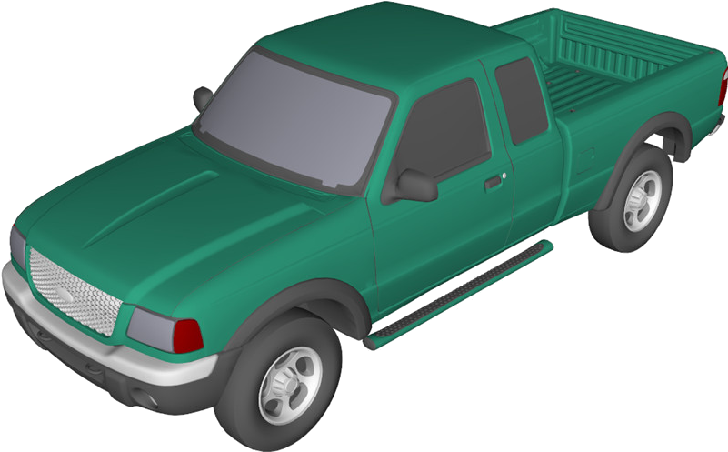 Ford Ranger Cad File , Png Download - Ford F-series Clipart (801x497), Png Download