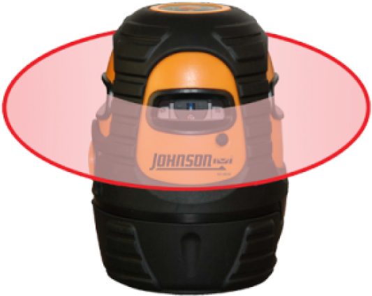 Johnson Level Self Leveling 360 Degree Line Laser - 360 Laser Level Self Leveling Clipart (710x550), Png Download