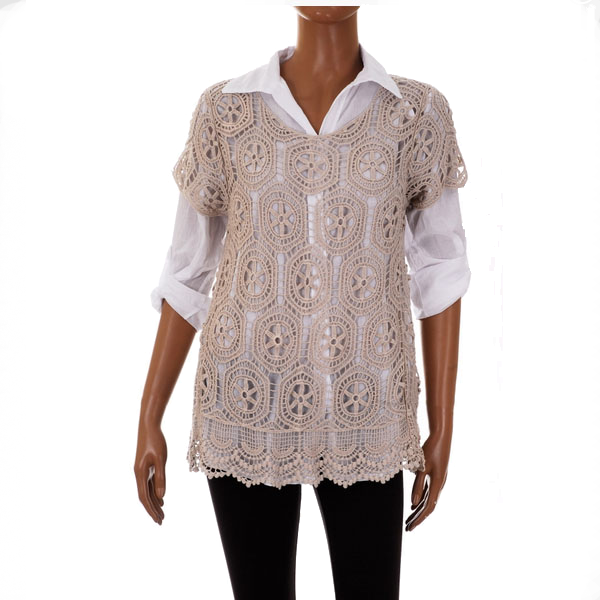 Encaje Y Crochet - Blouse Clipart (600x600), Png Download