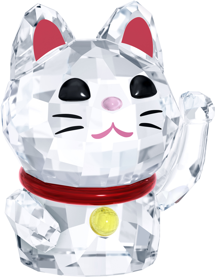 Galéria Figúrka Swarovski Lucky Cat× - Winkekatze Clipart (1200x1200), Png Download