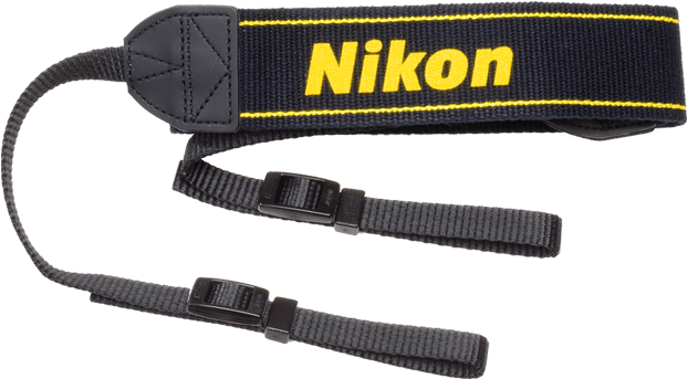 Will The An-d70 Strap Fit On A Dslr 5300 Camera - Nikon D3400 Camera Strap Clipart (700x595), Png Download