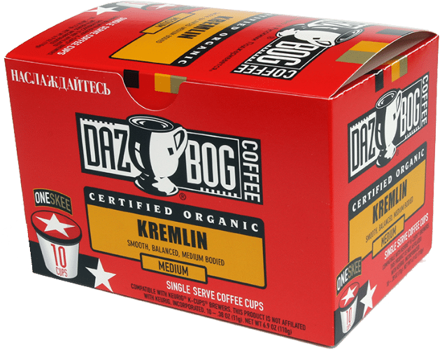 Dazbog Coffee Dazbog Kgblend Coffee Pods, 16 Pods - Dazbog Clipart (629x500), Png Download