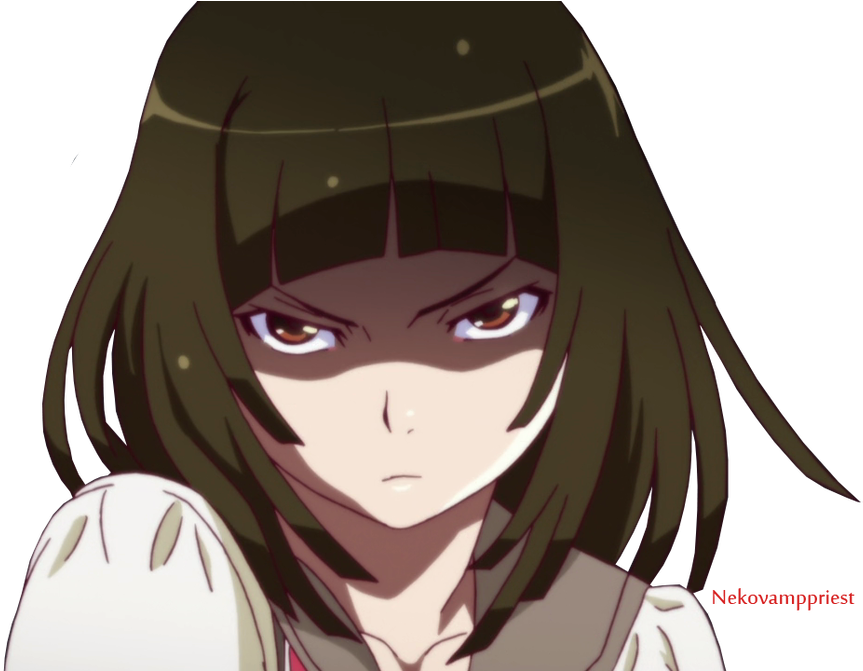 Png - Angry Anime Girl Png Clipart (1192x670), Png Download