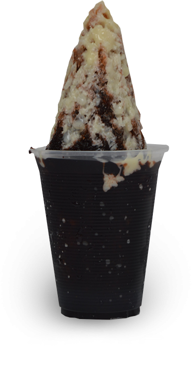 Raspado De Vainilla Con Lechera Clipart (400x819), Png Download