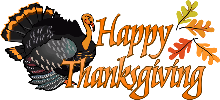 Happy Thanksgiving Png Clipart (818x416), Png Download