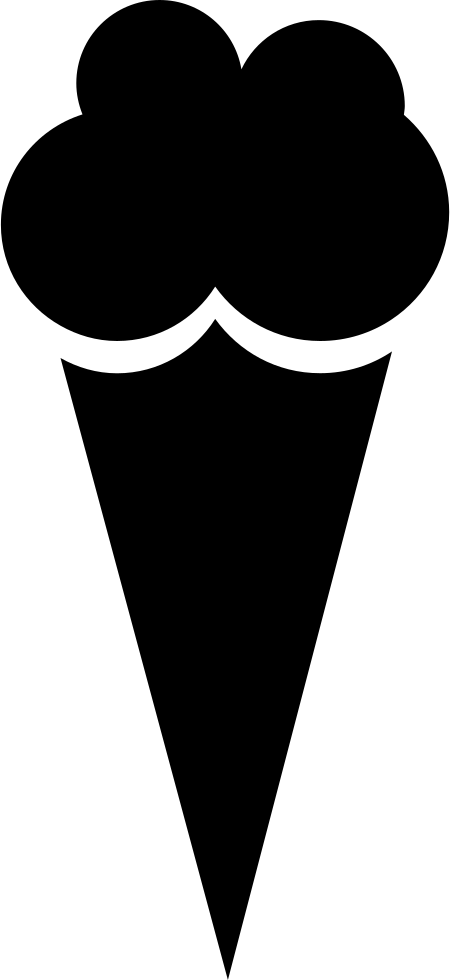 Ice Cream Cone Comments Clipart (450x980), Png Download